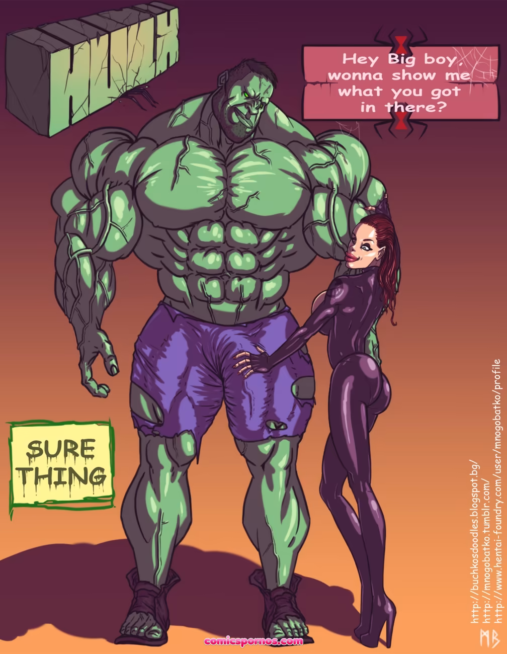 Hulk VS Black Widow - page 1