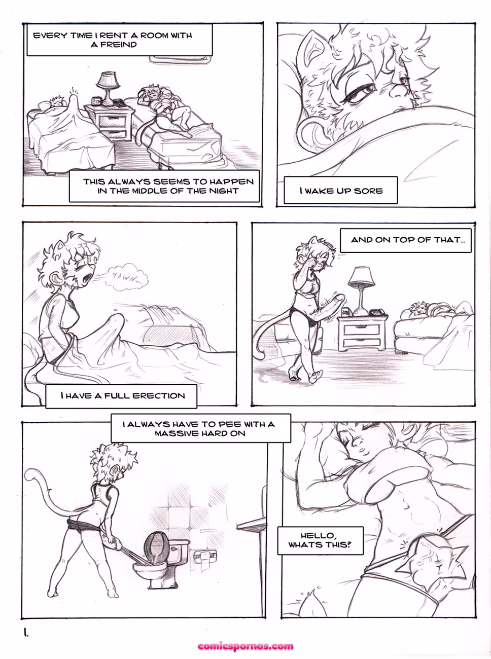 In A Motel With Kiska - page 1