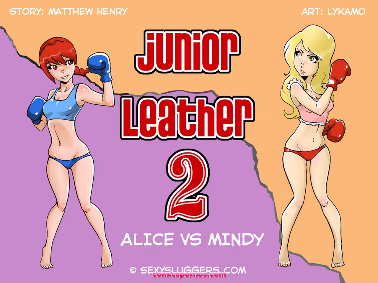 Junior Leather 2 - Alice Vs Mindy - page 1