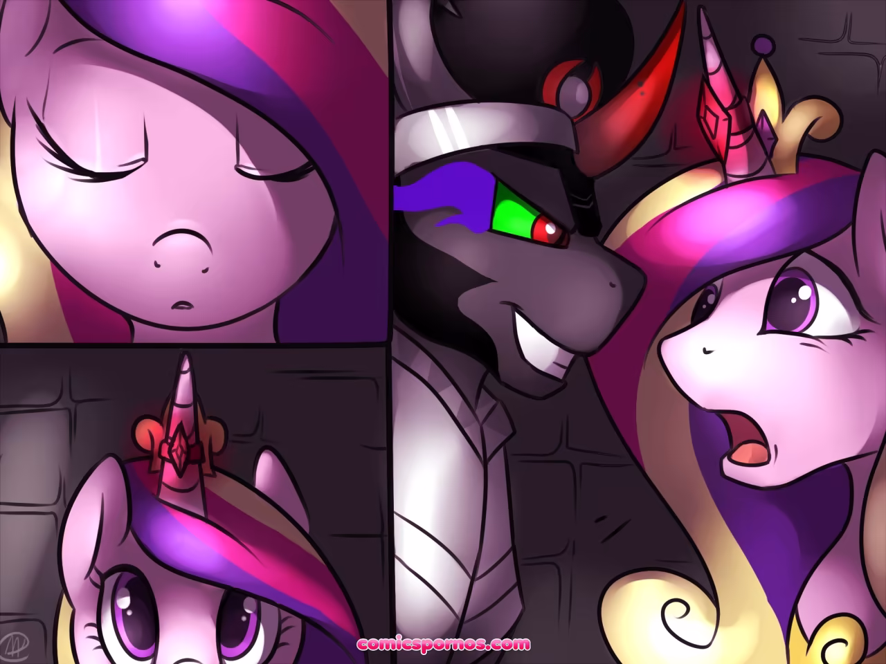 King Sombra Rapes Princess Cadance - page 2