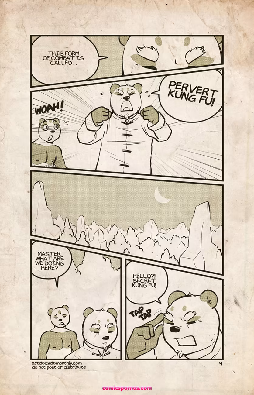 Kung Fu Perverts 1 - page 9