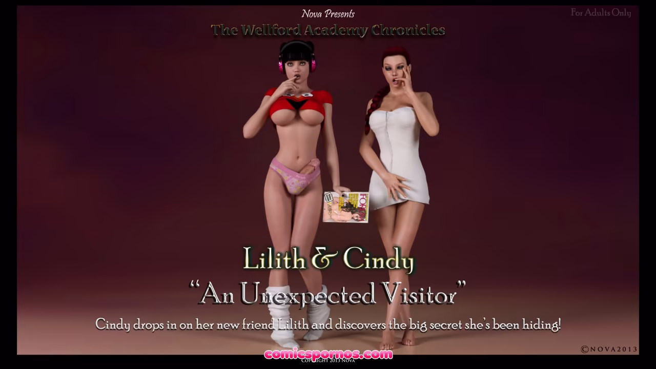 Lilith & Cindy - An Unexpected Visitor - page 1