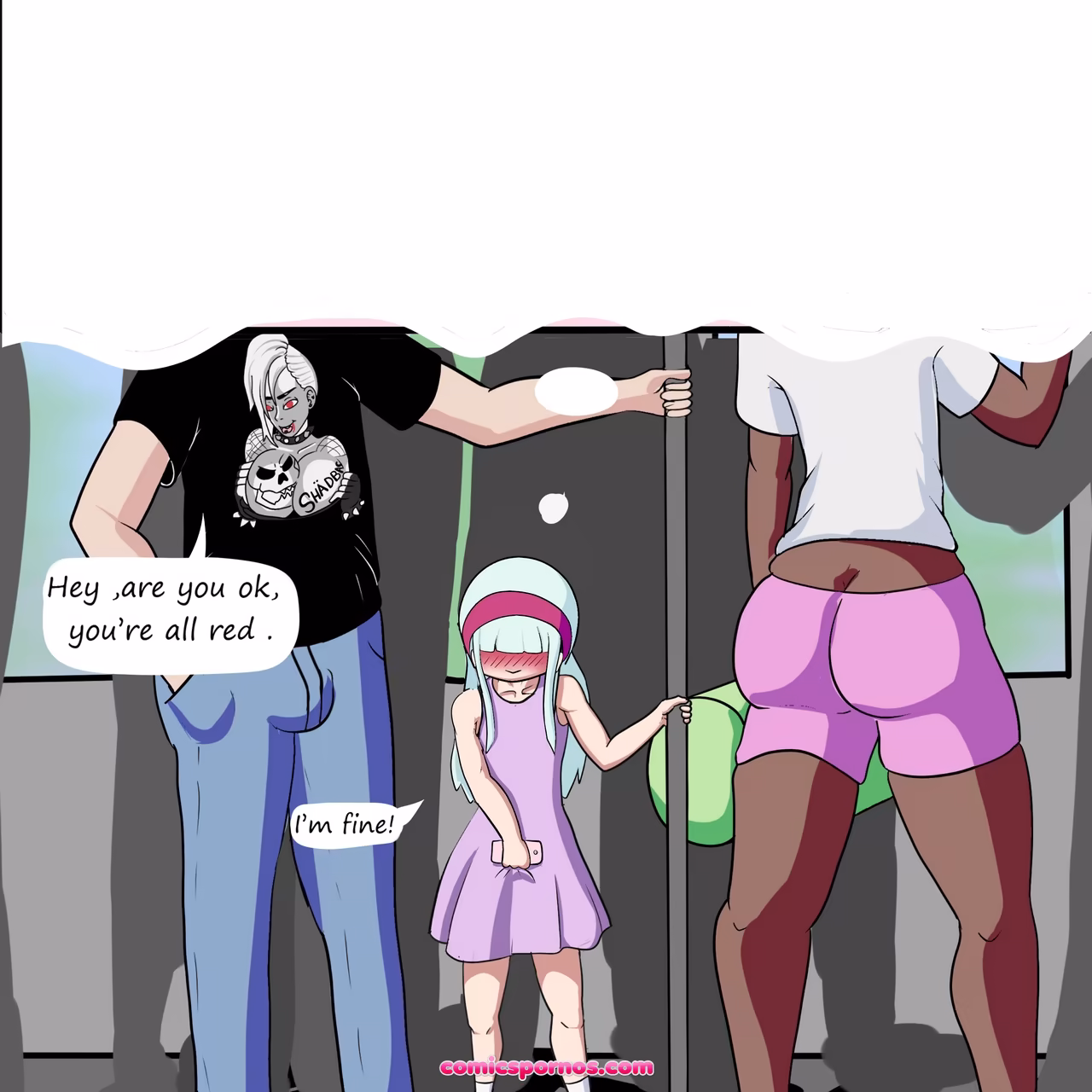 Loli On A Train 1 - page 15