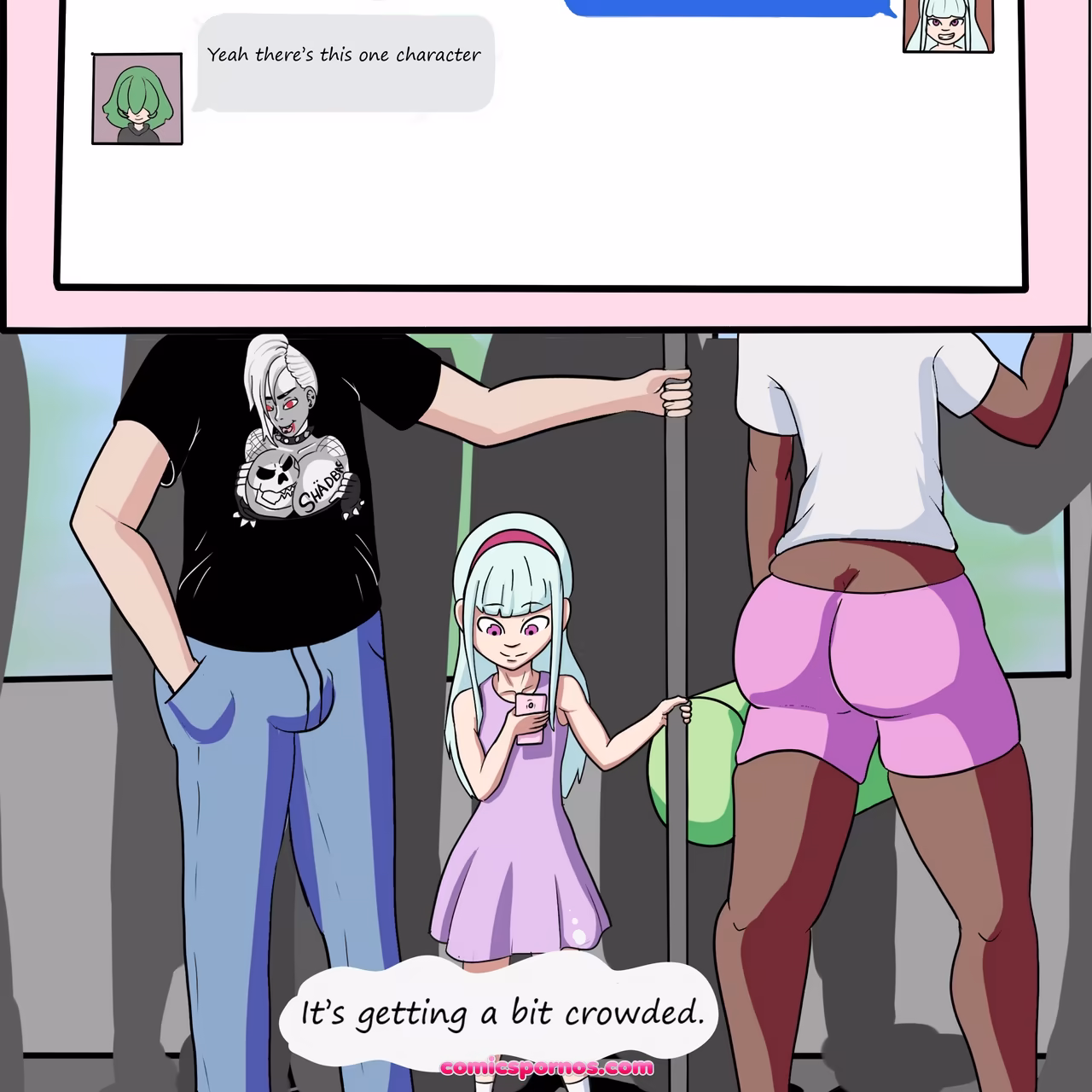 Loli On A Train 1 - page 3