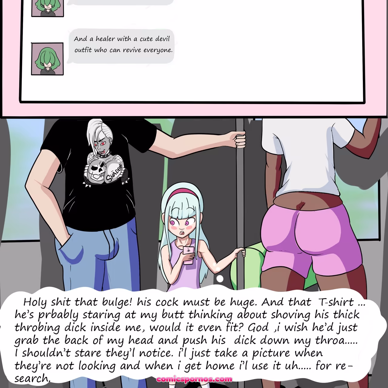 Loli On A Train 1 - page 5