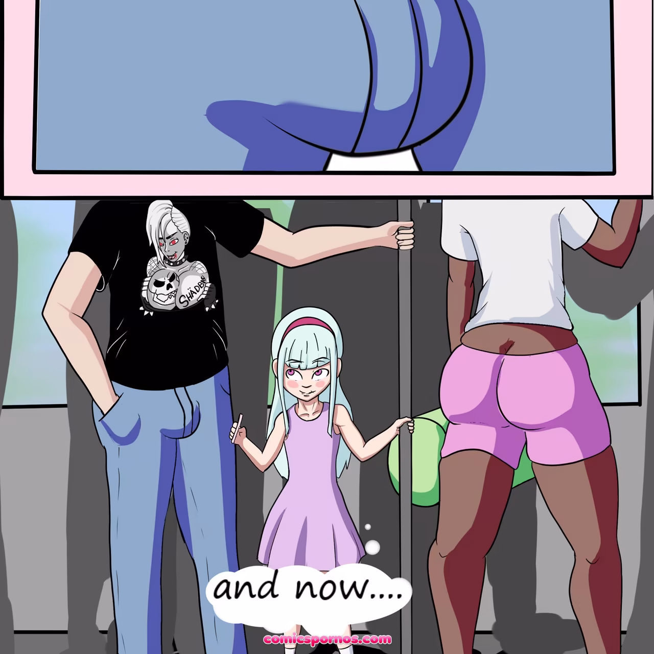 Loli On A Train 1 - page 7