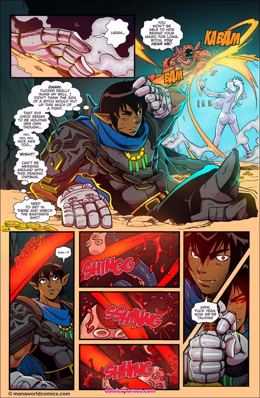Mana World 11 - Blood In The Water - page 14
