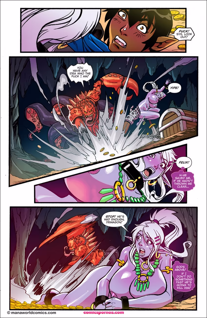 Mana World 11 - Blood In The Water - page 9