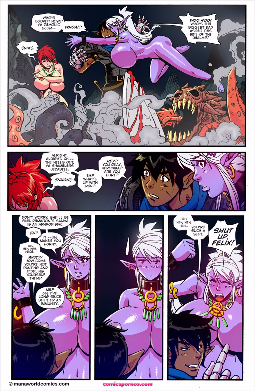 Mana World 12 - In The Red - page 9