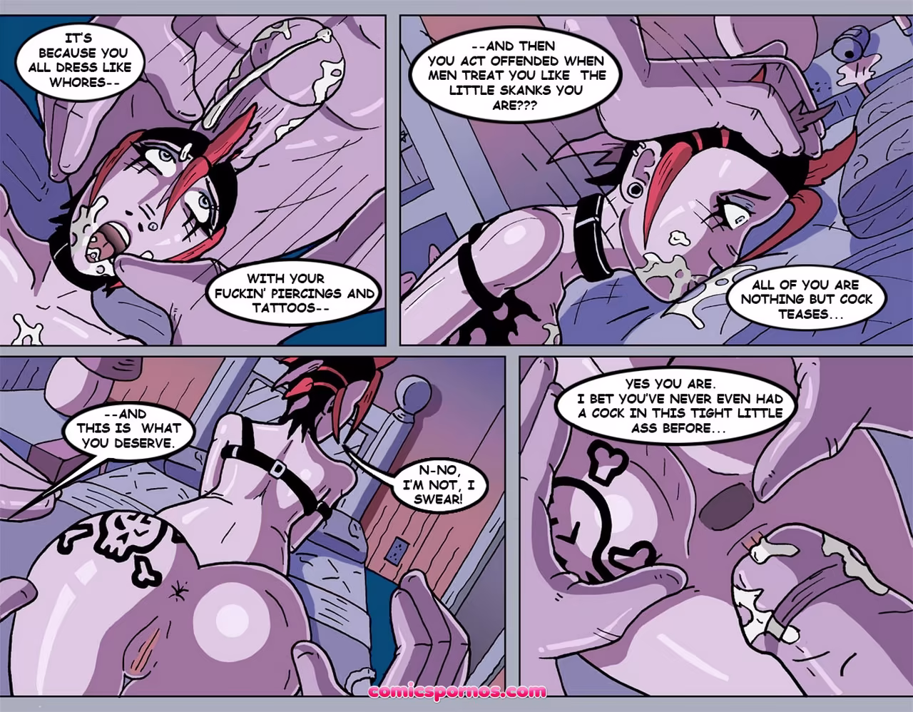 Midnight Rape Party 3 - Kiss The Blade - page 6