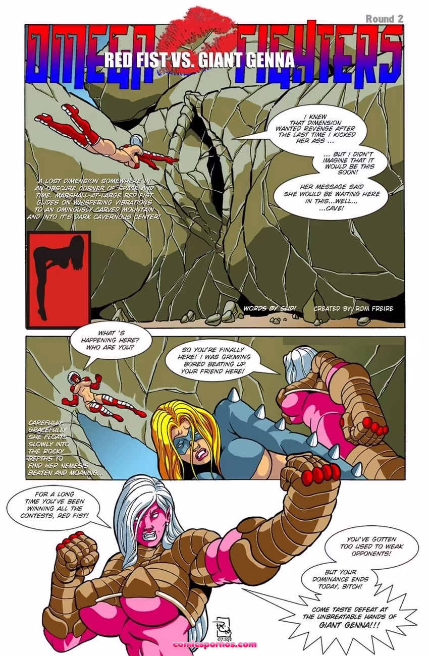 Omega Fighters 2 - Red Fist VS Giant Genna - page 2