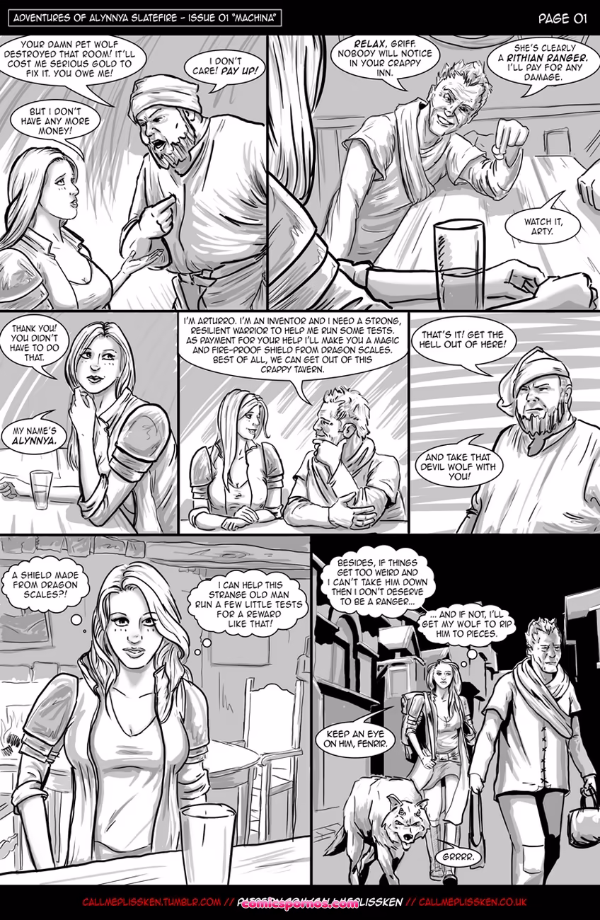 Adventures Of Alynnya Slatefire 1 - page 2