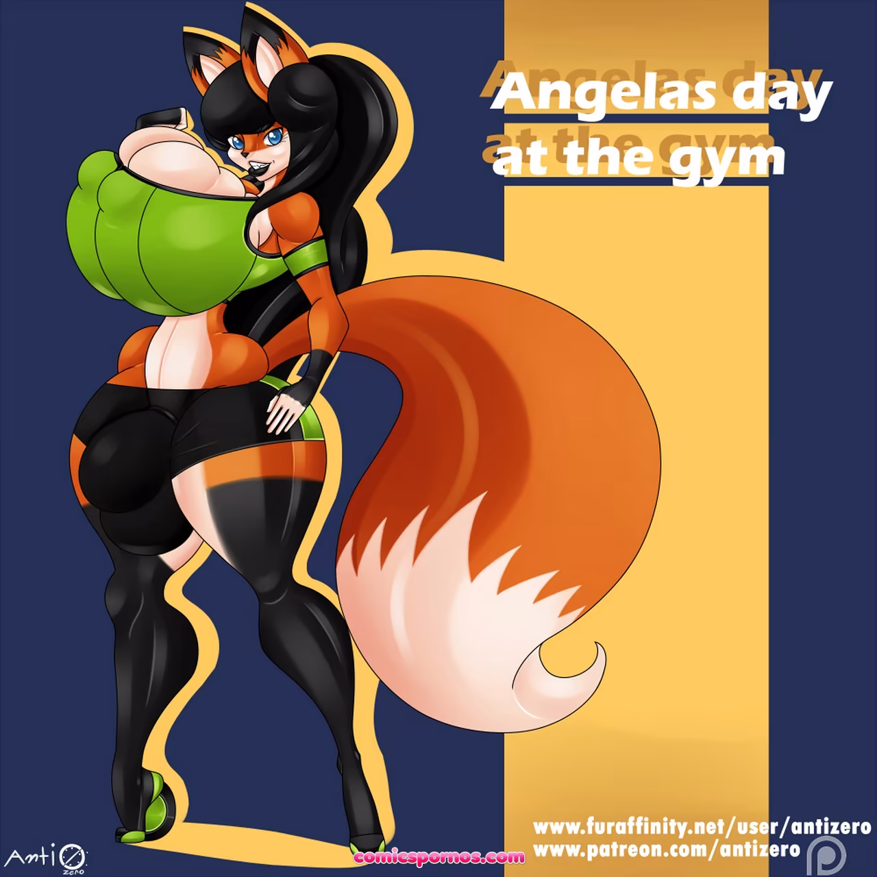 Angela's Day At the Gym - page 1
