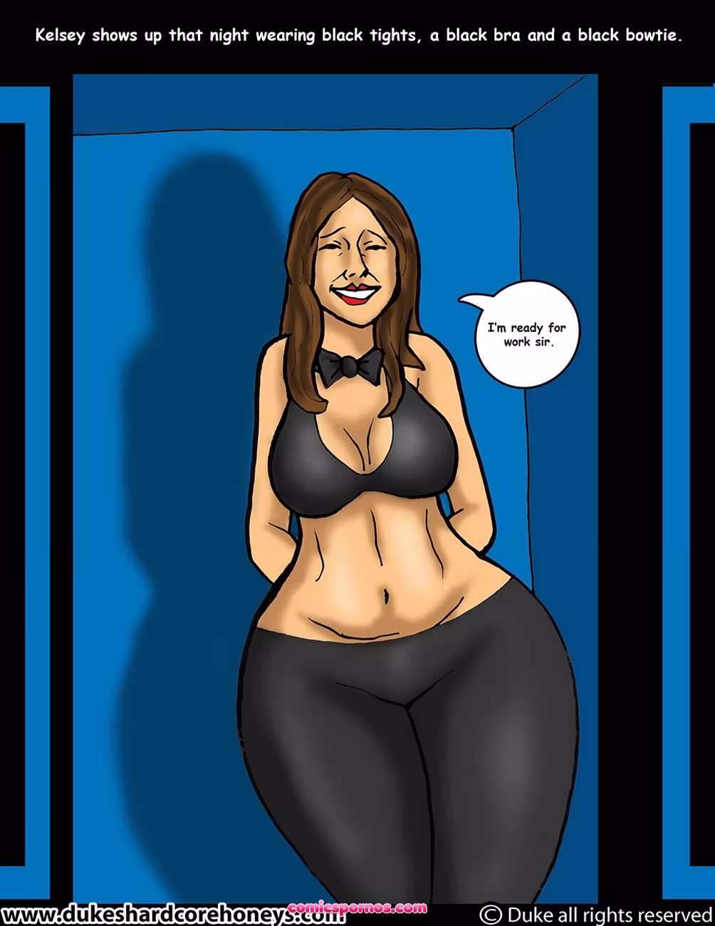 BBC Slut Kelsey 2 - The New Job - page 3