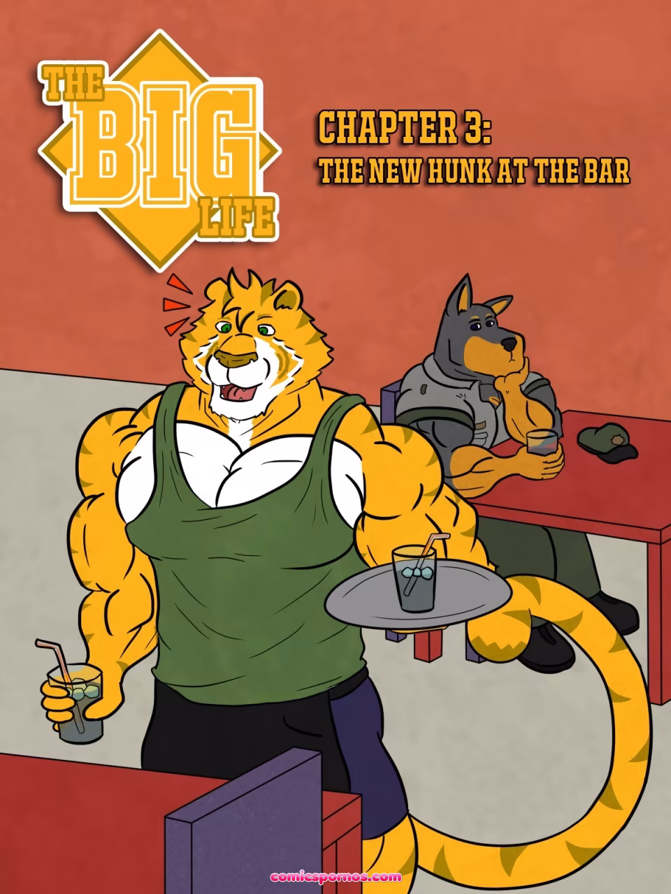 The Big Life 3 - The New Hunk At The Bar - page 1