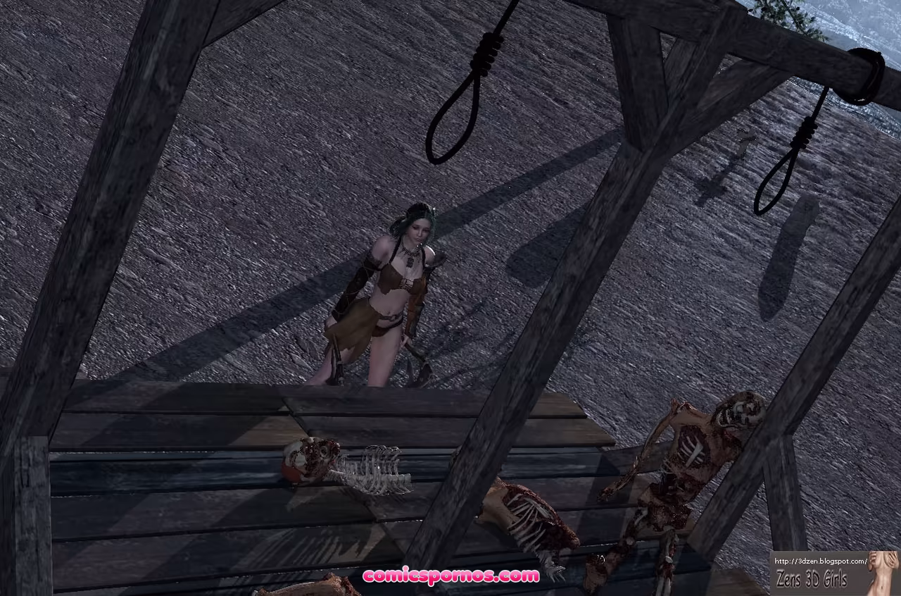 Chezara In Trouble With Monsters - page 1