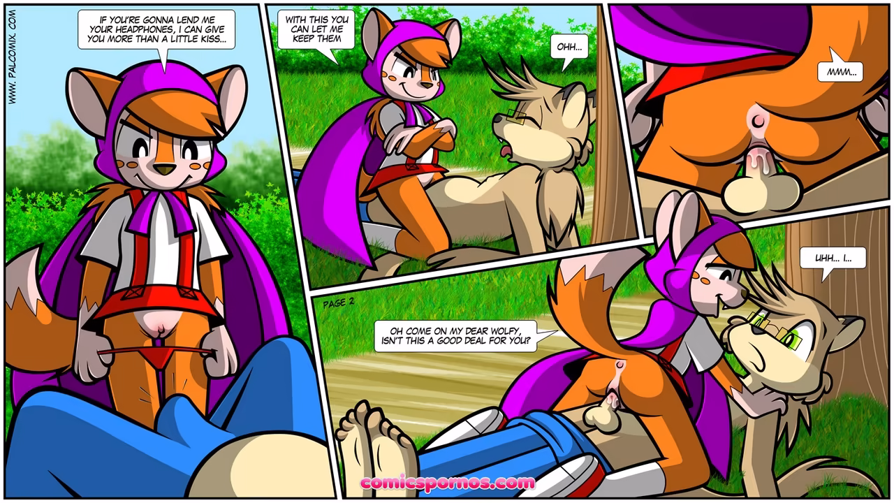 Cute Lil' Purple Riding Hood - page 2