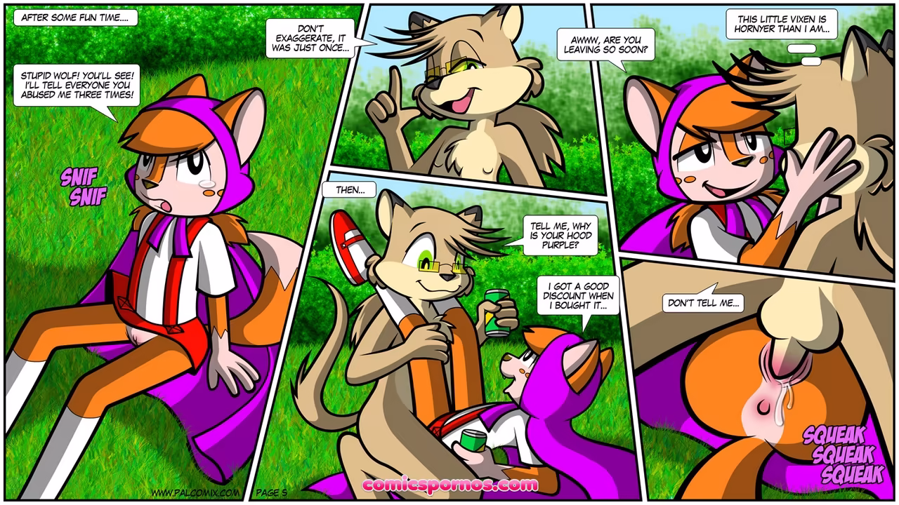 Cute Lil' Purple Riding Hood - page 5