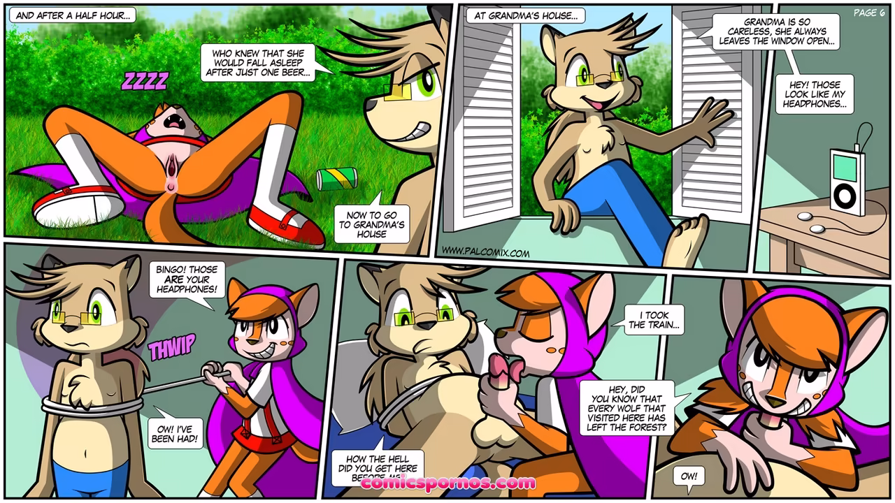 Cute Lil' Purple Riding Hood - page 6