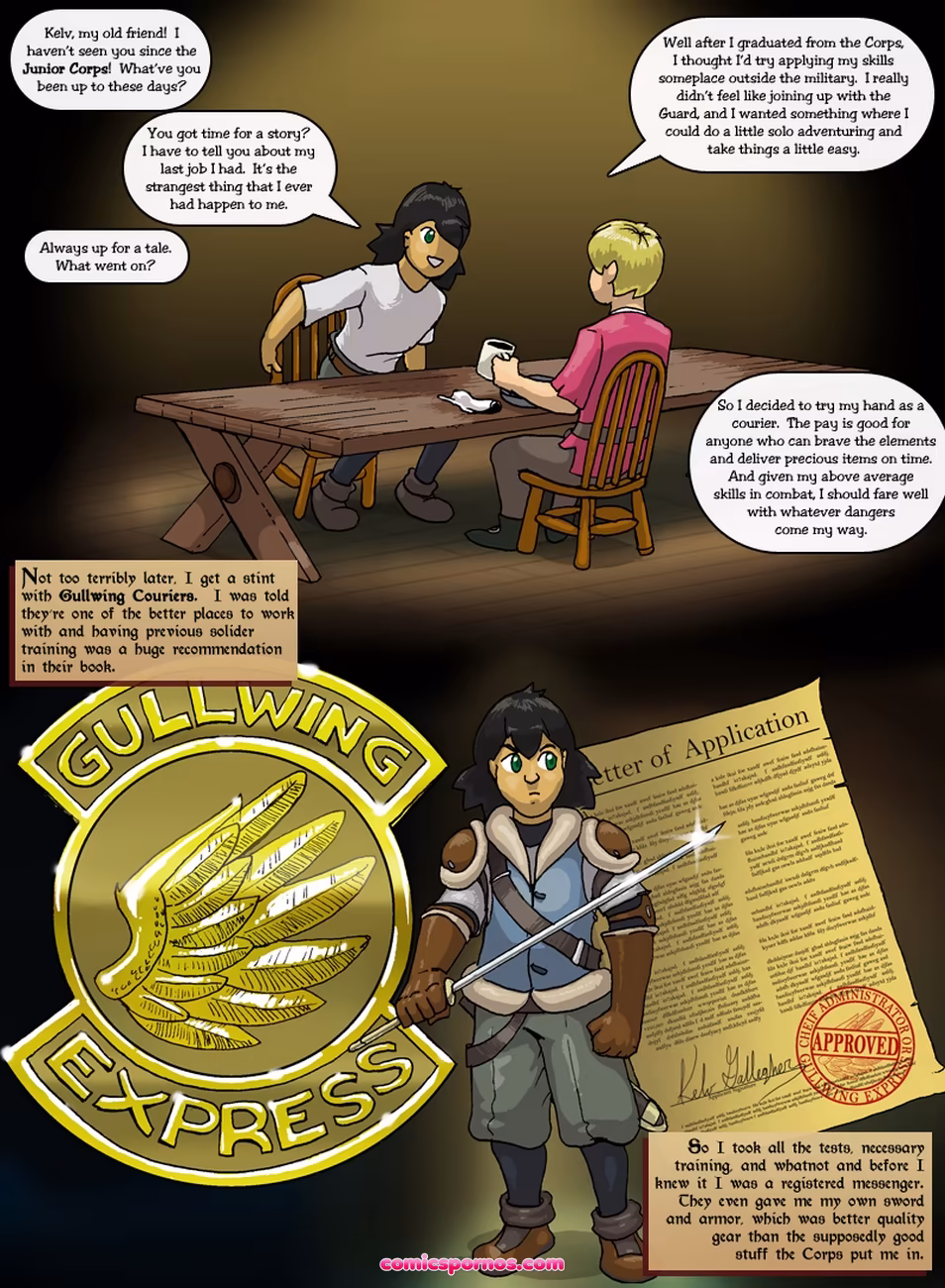 A Courier's Tale - page 2