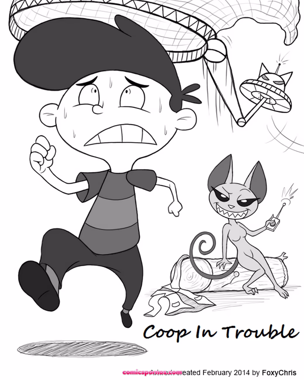 Coop In Trouble - page 1