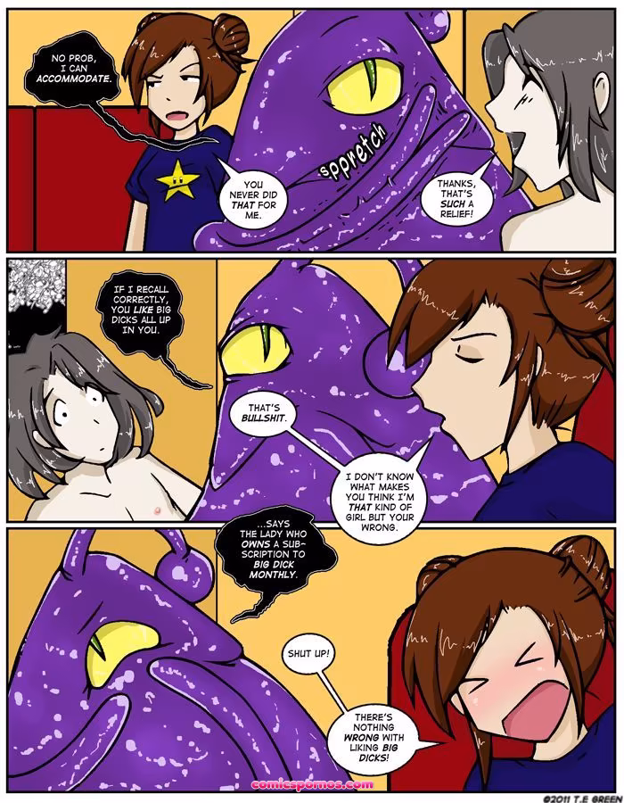 A Date With A Tentacle Monster 3 - Tentacle Hospitality - page 11