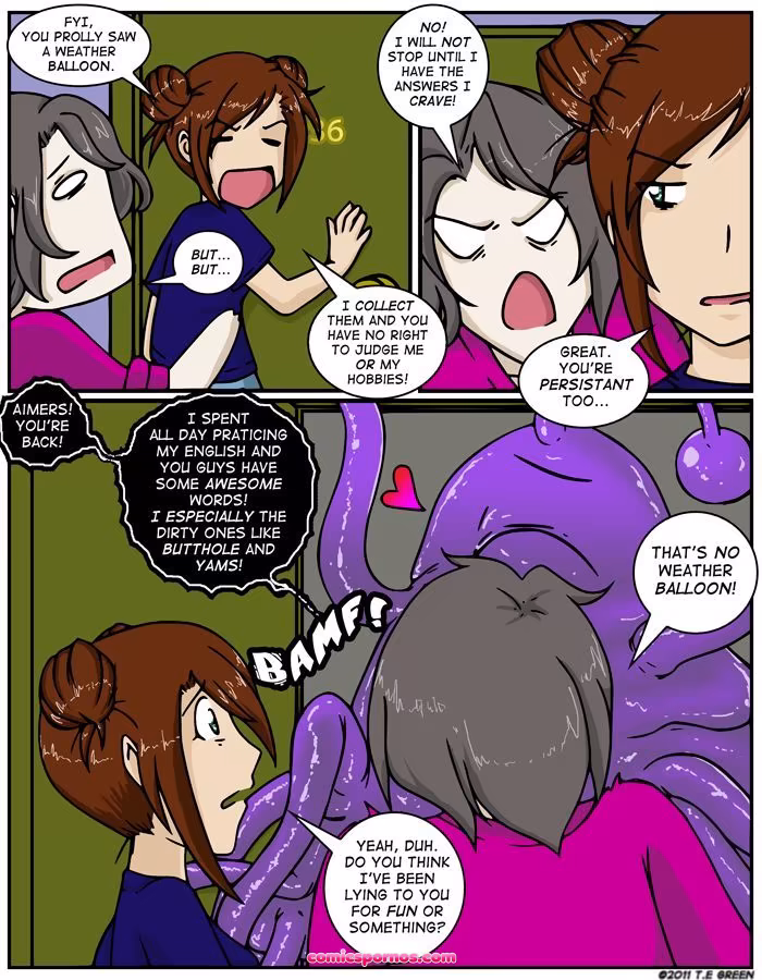 A Date With A Tentacle Monster 3 - Tentacle Hospitality - page 4