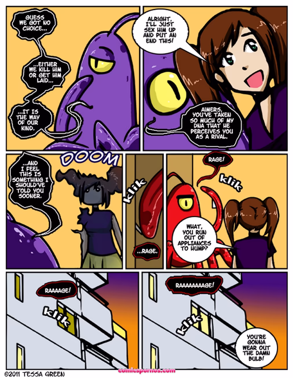 A Date With A Tentacle Monster 4 - Tentacle Multiplicity - page 14