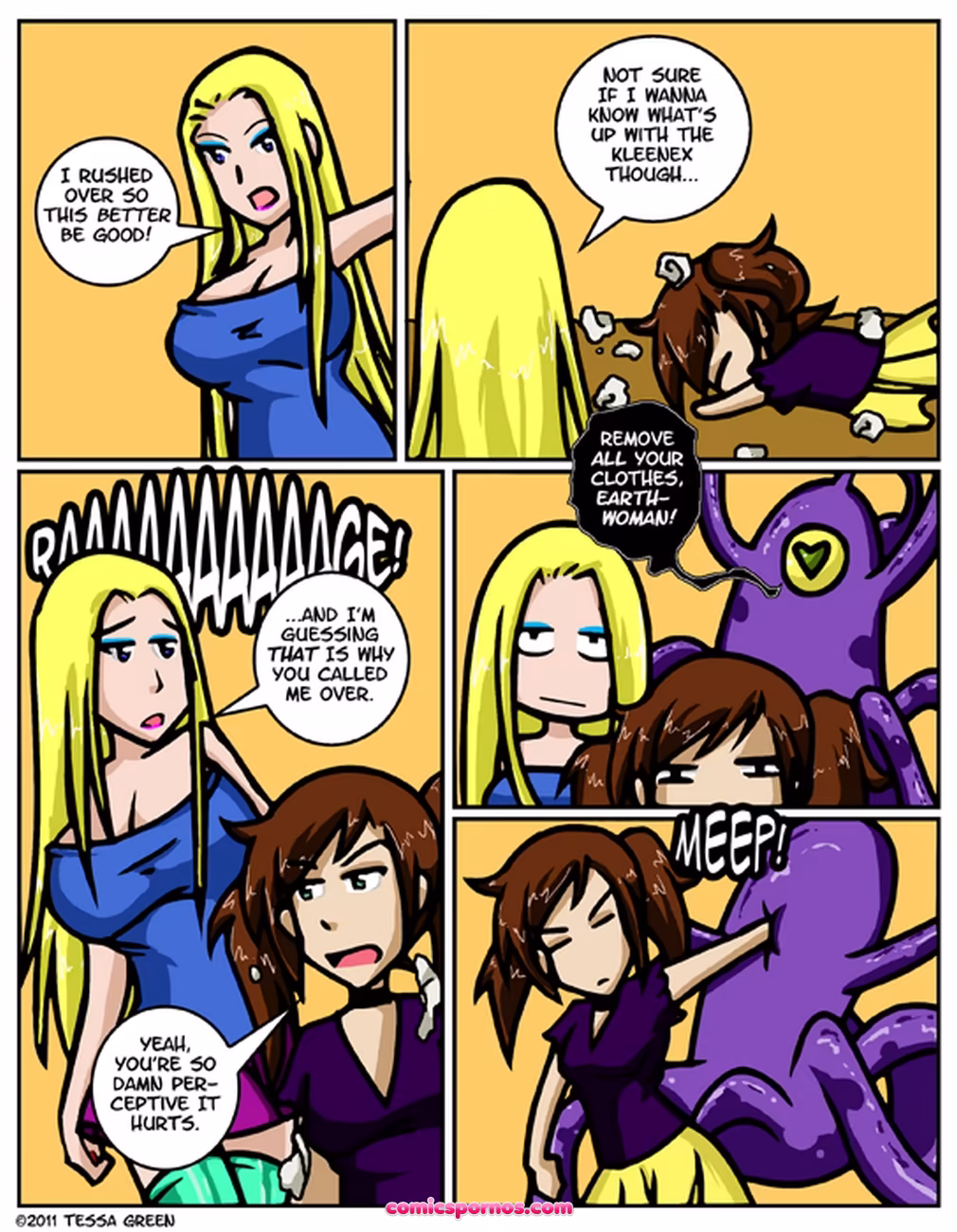 A Date With A Tentacle Monster 4 - Tentacle Multiplicity - page 16
