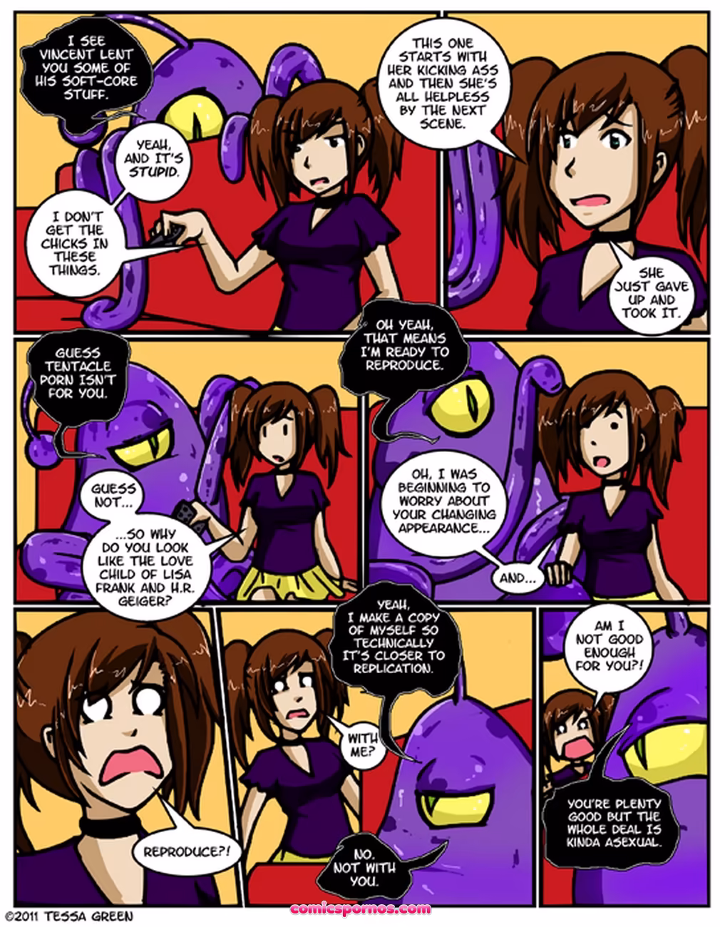 A Date With A Tentacle Monster 4 - Tentacle Multiplicity - page 5