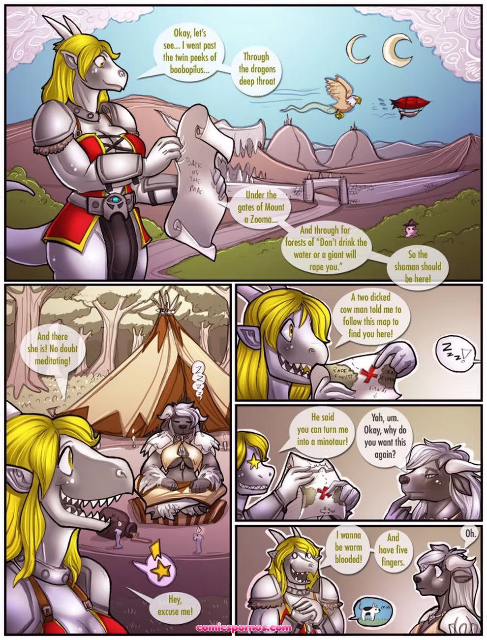 Dulcene & Her Beefy Beauties Ride Herd - page 2
