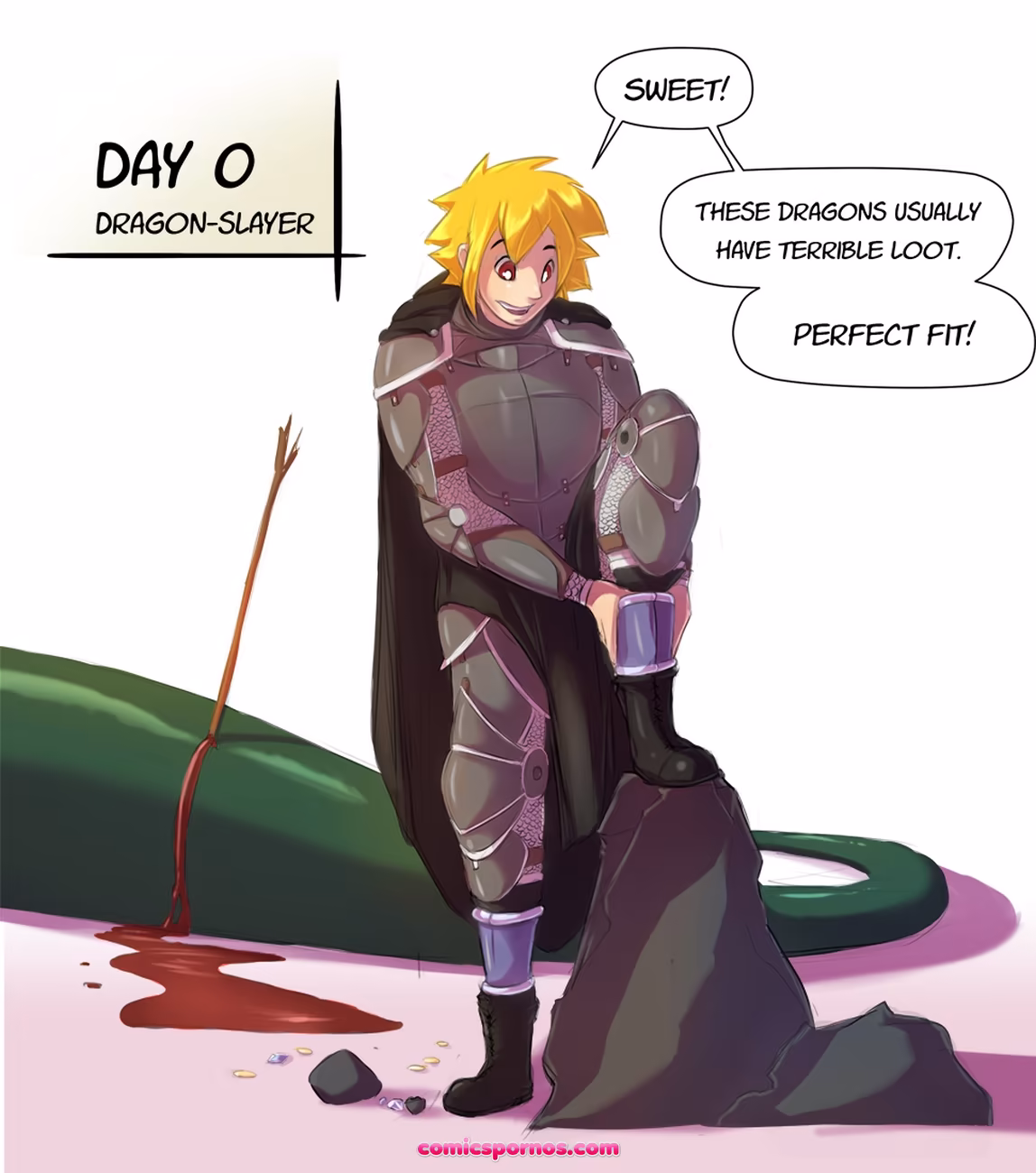 Dragon-Cuntboy Knight - page 2