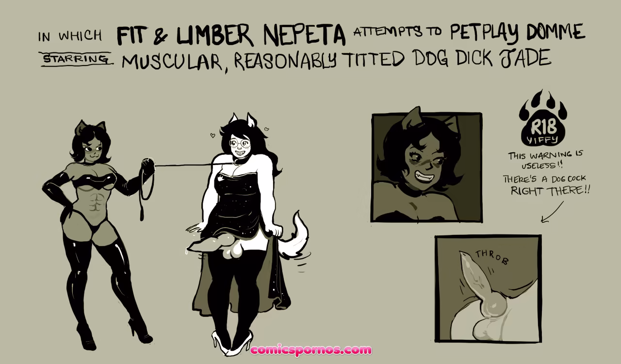 Fit & Limber Nepeta Tries To Petplay Domme - page 2