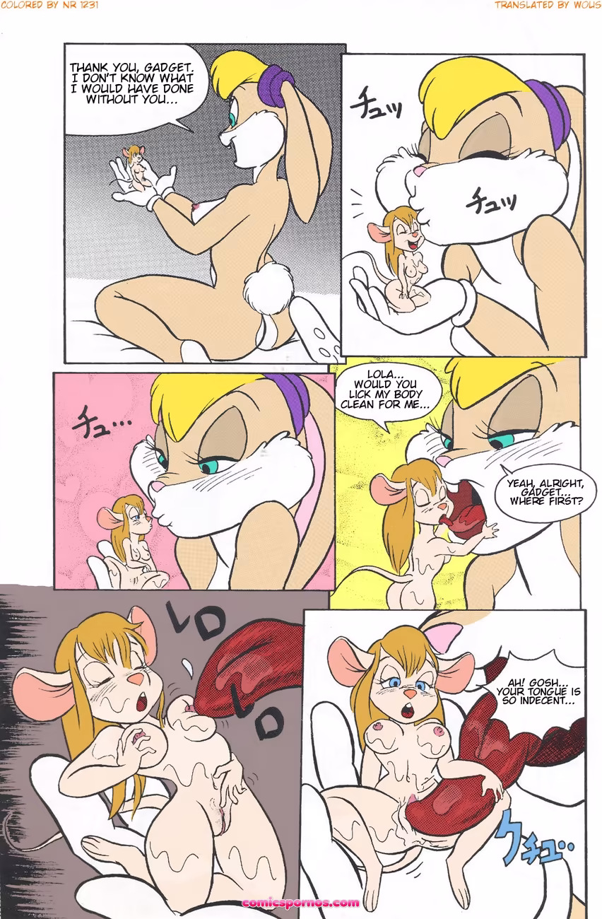 Gadget Hackwrench X Lola Bunny - page 8
