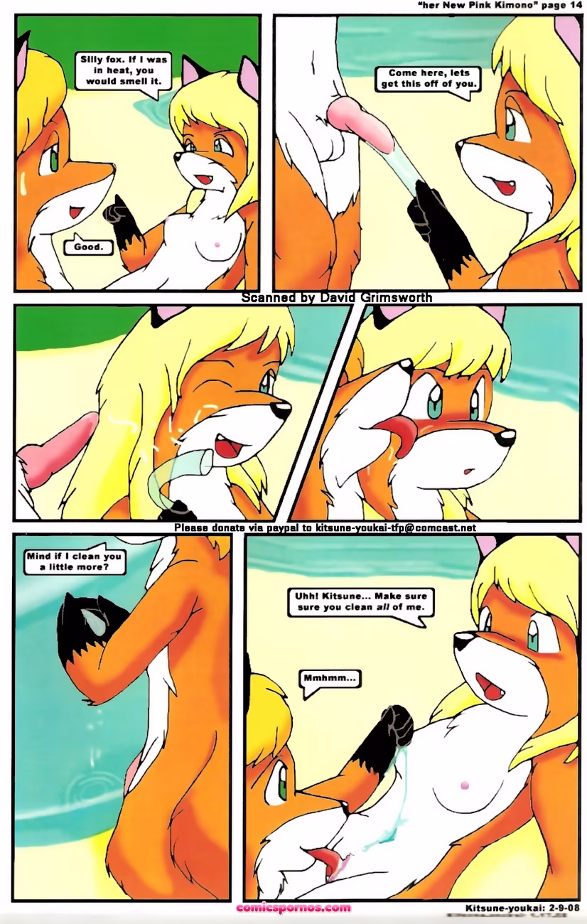 Her New Pink Kimono - page 15