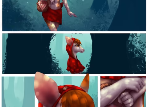 Little Red Riding Deer