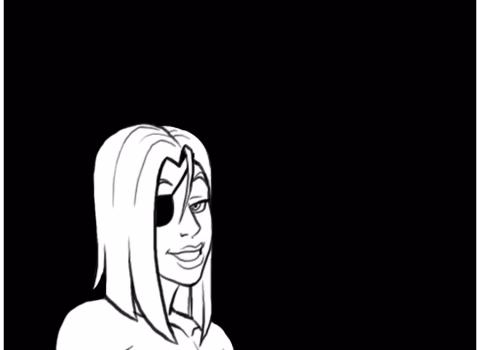 Ahna And Snowblind In The Slime Cave