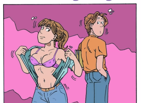 April's Adventures In Babysitting - Will She Or Won't She