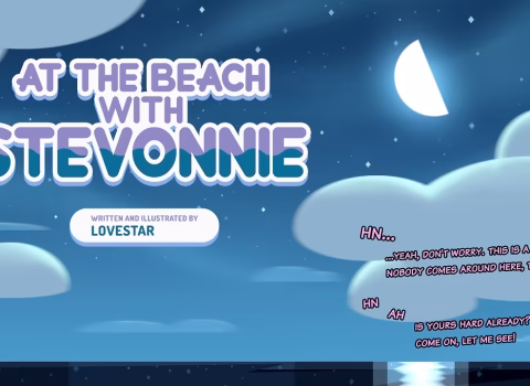 At The Beach With Stevonnie