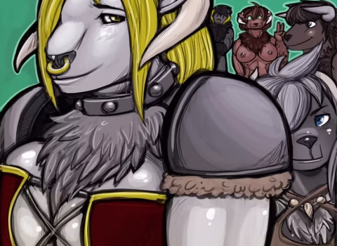 Dulcene & Her Beefy Beauties Ride Herd