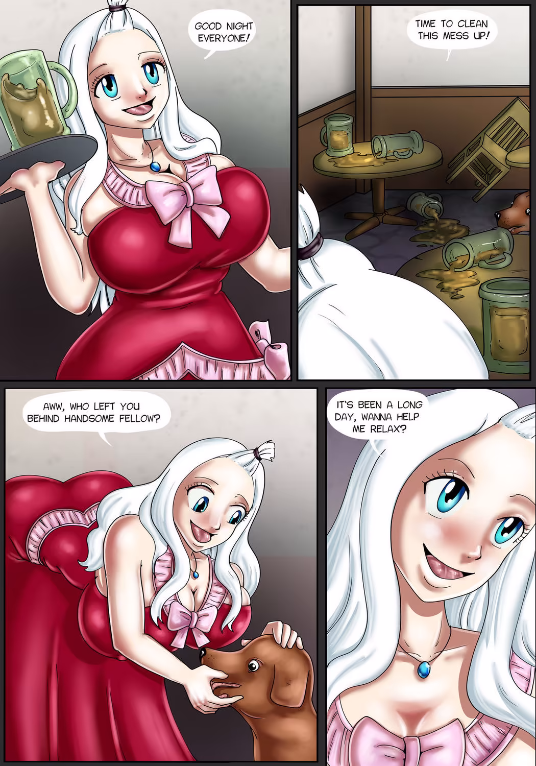 Fairy Tail Dog Days 4 - Mirajane